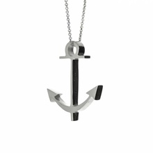 anchor pendant jewellery 3d print model - Mito3D