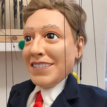Entreprise homme tête marionnette jouets Jeux fantoche 3d print model - Mito3D