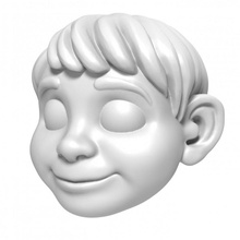 Kokos Kopf Marionette Spielzeuge Spiele Junge 3d print model - Mito3D