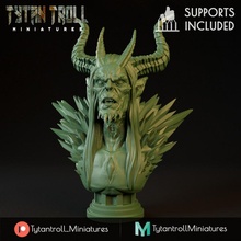 medivh busto Warcraft profesionalmente pre supported juguetes juegos criatura dragones mazmorras fantasía miniaturas esculpir dnd presupuesto 3d print model - Mito3D