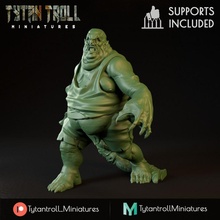 vampire spawn bloat professionally pre-supported toys & games dragons dungeons fantasy miniatures undead minis sculpting dnd supported bloaty 3d print model - Mito3D