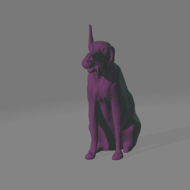 escultura perro brinquedos jogos cão esculpir 3D print model - Mito3D