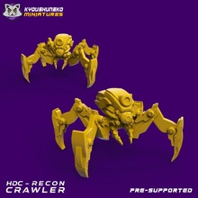 hdc recon crawler toys & games robot drone scifi cyberpunk scout 3d print model - Mito3D