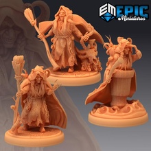 baba yaga set green hag witch snake broom collection toys & games fantasy medieval monster rpg warhammer enemy tabletop dungeon dnd pathfinder npc 3d print model - Mito3D