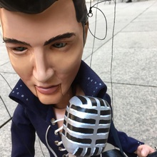 Elvis Presley marioneta cabeza juguetes juegos hombre 3d print model - Mito3D