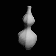 gourd shaped pottery vase british museum london scan 3d print model - Mito3D