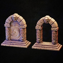 magic portal toys & games miniature tabletop arch archway 3d print model - Mito3D
