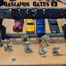 gaslands cancello v3 giocattoli Giochi 3d print model - Mito3D