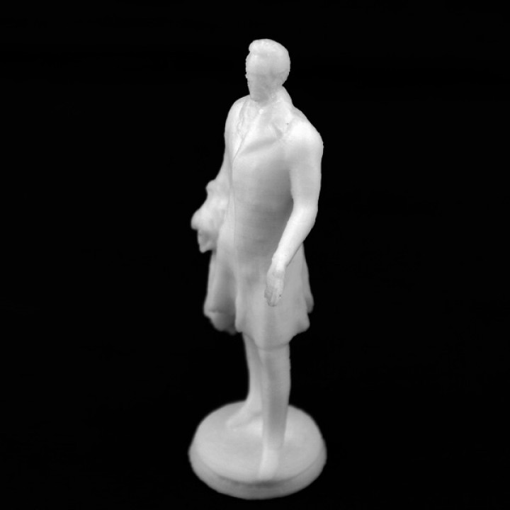 visconte palmerston statua in piazza parlamento londra scansione bronzo store per sua parliamentsquare ministro viscountpalmerstonstatue viscountpalmerston henryjohntemple 3D print model - Mito3D