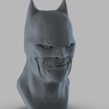 Batman Büste Bildhauerei 3dprint Superheld 3d print model - Mito3D