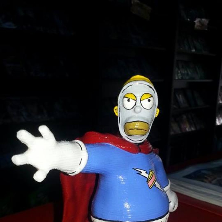 pieman fan art filme série televisão simpson simpsons homer 3D print model - Mito3D