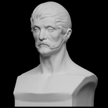 Büste Jean Baptiste claude Odiot Scan Skulptur Paris Jalousie Frankreich 3dprintable 3d print model - Mito3D