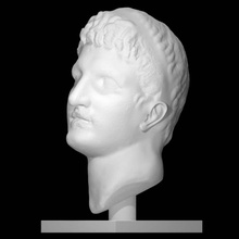 marble head hellenistic ruler metropolitan museum art york scan 3d print model - Mito3D