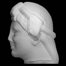 tête marbre d'apollon musée métropolitain d'art york numérisation 3d print model - Mito3D