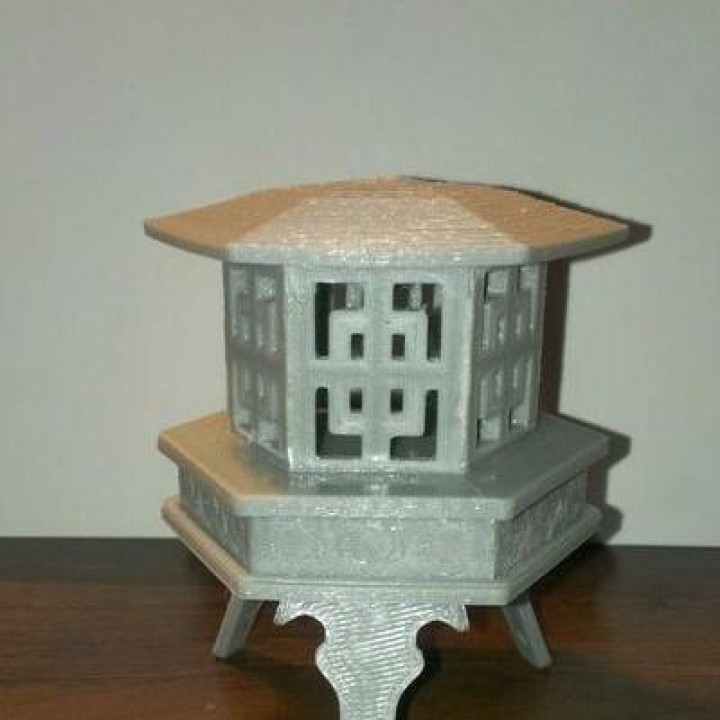 ishidouro antigo japonês luz ar livre jardim antiguidades 3D print model - Mito3D