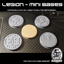 Legion Mini Basen Fraktionen Geschäft Krieg Sterne Kaiserliche Minis Rebell 3d print model - Mito3D