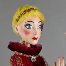 Princesa marionete cabeça brinquedos jogos menina mulher fantoche corda 3d print model - Mito3D