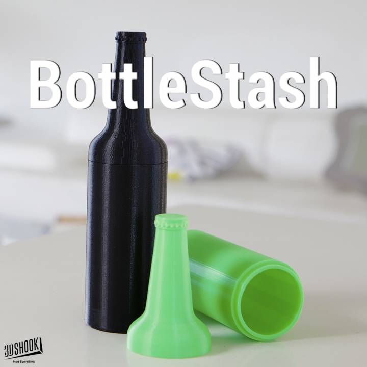 bottlestash trial & garden 3D print model - Mito3D