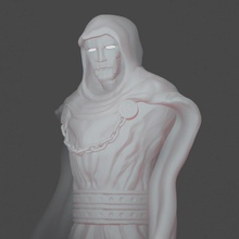 condenar busto maravilla arte fan 3d print model - Mito3D