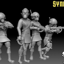 syndos security forces toys & games alien sci-fi stargrave zombiesmith 3d print model - Mito3D