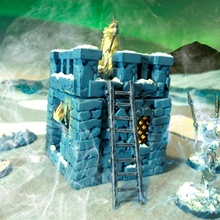 pequeña Guardia avanzada estructura torre multi part antorchas 3d print model - Mito3D