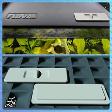 fluval flexionar 34l alimentación agujero cubierta carcasa funda acuario fdm tapa alimentador 34 fluvalflex 3d print model - Mito3D