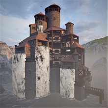 luz torre arquitetura medieval oceano água jogo tabuleiro castelo masmorras Dragões ilha cascata construtor cidade ferreiro 3d print model - Mito3D