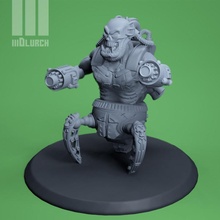 cyborg skull tank toys & games modular orc troll wargaming warhammer weapon tabletop warhammer40k minitures 75mm 3d print model - Mito3D