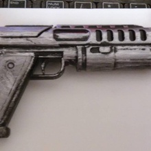 mini Pistole hohl props cosplay gun Requisiten 3d print model - Mito3D
