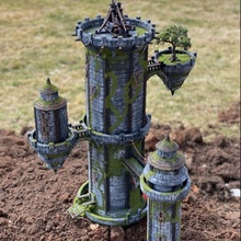 ancient wizard's tower 3d print model - Mito3D