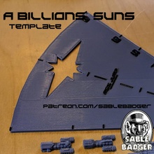billions suns - template scifi spaceships gaslands billionsuns abillionssuns 3d print model - Mito3D