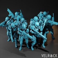 tempesta guardie fuciliere unità presupposto giocattoli Giochi 40k guardia soldato spazio wargaming warhammer fucile scifi ranger gioco guerra marino squadra 3d print model - Mito3D