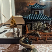 feudale Asia tè Casa rpg orientale 3d print model - Mito3D