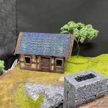 small cottage contest gaming tabletop townbuilder townsmith 3d print model - Mito3D