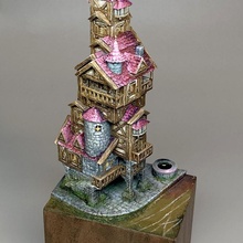 guild stack fantasy rpg terrain dnd wizards 3d print model - Mito3D