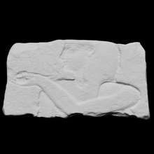 egyptian limestone relief fragment scan 3dprintable christies 3d print model - Mito3D