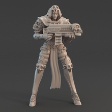 sister throne pre-supported toys & games battle future war warhammer scifi sisters bitch bolter 3d print model - Mito3D