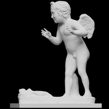 romano marmo raggruppamento erote scansione scultura 3dprintable antichità christies 3d print model - Mito3D