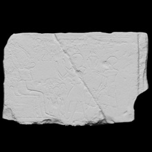 lintel raiay scan egyptian 3dprintable stele petrie 3d print model - Mito3D