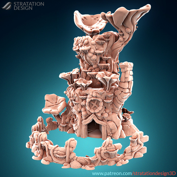 peri mantar zar kule oyuncaklar oyunlar fantezi ev rpg Warhammer minyatür masa oyunu masaüstü dekor savaş zindan kulesi dnd yol bulucu 3D print model - Mito3D