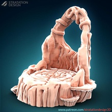 fairy throne toys & games fantasy rpg warhammer miniature boardgame tabletop throne decor wargame dungeon fairy dnd pathfinder 3d print model - Mito3D