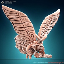 night butterfly toys & games butterfly creature fantasy rpg warhammer miniature boardgame decor wargame dungeon dnd pathfinder moth 3d print model - Mito3D