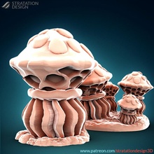 Sonhe cogumelo brinquedos jogos fantasia rpg martelo guerra miniatura jogo tabuleiro tampo mesa decoração masmorra fungo fada dnd descobridor 3d print model - Mito3D