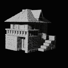 house dragon dragons game model play maquette role dungeon d&d dnd maison donjon 3d print model - Mito3D