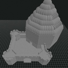 dragonscale castle townbuilder townsmith middleeastern 3d print model - Mito3D
