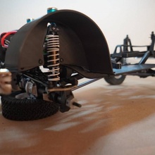 hpi aventurarse guardabarros batería reubicación rc defensa tractor 3d print model - Mito3D