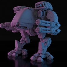 alpha strike mech - cyberpunk legacy toys & games kickstarter robot cyberpunklegacy 3d print model - Mito3D