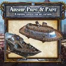 airship print & paint competition 3d print model - Mito3D