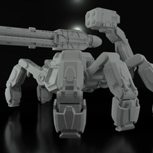 Skorpion Stealth Drohne Cyberpunk Erbe Spielzeuge Spiele Cyberpunklegacy unbemannt 3d print model - Mito3D