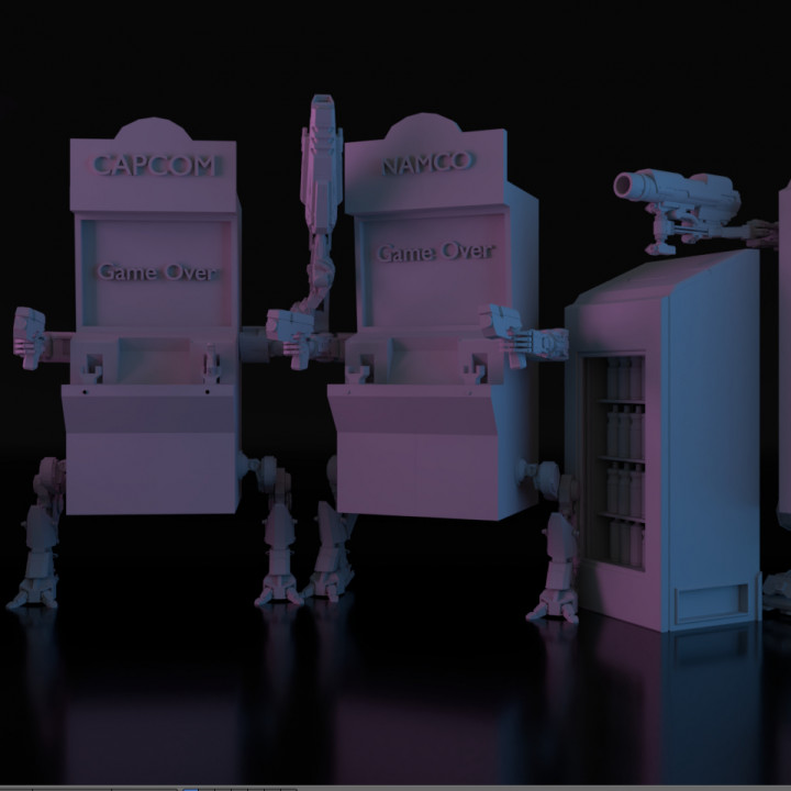 cyberpunk mimic set - legacy toys & games cyberpunklegacy 3D print model - Mito3D